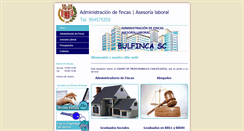 Desktop Screenshot of bulfinca.com
