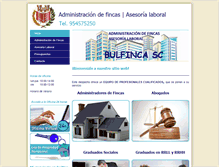 Tablet Screenshot of bulfinca.com